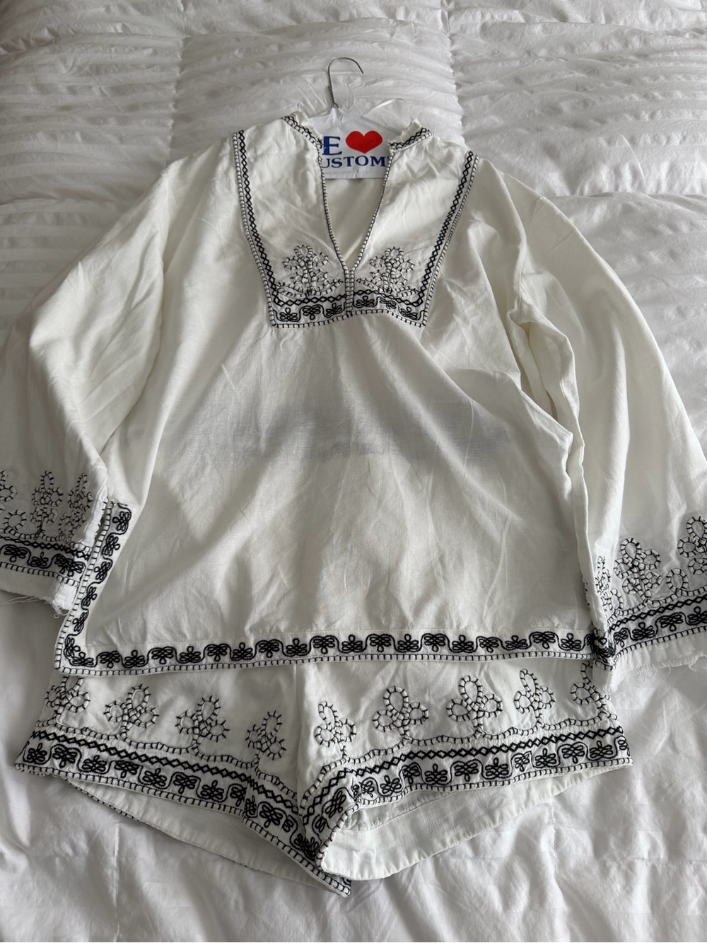 Zara White Casual Linen Blend Top